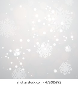 Snow gray winter background, EPS10