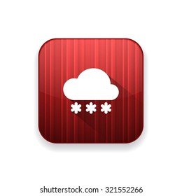 snow heavy icon