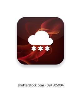snow heavy icon