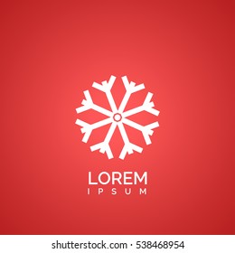 snow icon. icon design