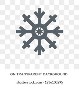 Snow icon. Snow design concept from  collection. Simple element vector illustration on transparent background.