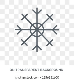 Snow icon. Snow design concept from  collection. Simple element vector illustration on transparent background.