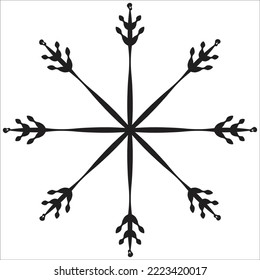 Snow icon, element, logo, symbol illustration