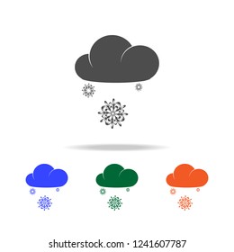 snow icon. Elements of Christmas holidays in multi colored icons. Premium quality graphic design icon. Simple icon for websites, web design, mobile app
