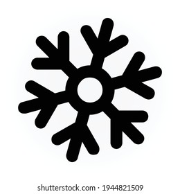 Icono de nieve para proyectos de diseño gráfico