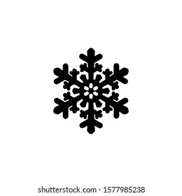 snow icon isolated on a white background