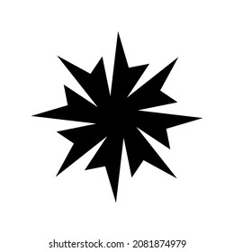 icono de nieve en vector aislado sobre fondo blanco