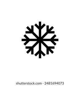 Snow icon logo design. snowflake sign and symbol