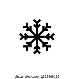 Snow icon logo design. snowflake sign and symbol