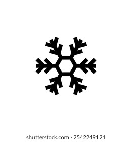 Snow icon logo design. snowflake sign and symbol