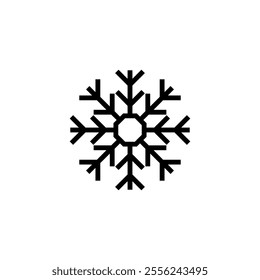 Snow icon logo design. snowflake sign and symbol