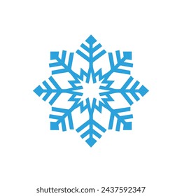Icono de nieve sobre fondo blanco. Ilustración vectorial en estilo plano.