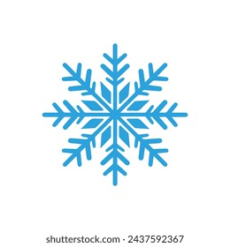 Icono de nieve sobre fondo blanco. Ilustración vectorial en estilo plano.
