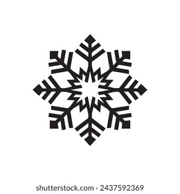 Snow icon on a white background. Vector illustration in flat style.