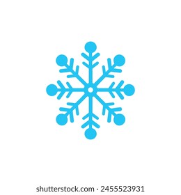 Snow icon on white background. Vector illustration in trendy flat style