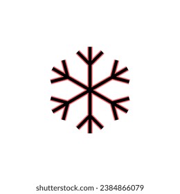 Snow icon set illustration. snowflake sign and symbol