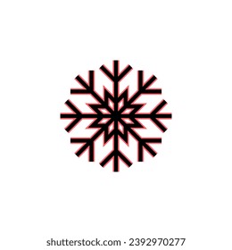 Snow icon set illustration. snowflake sign and symbol