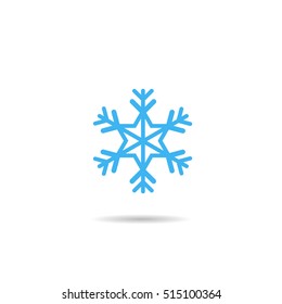 snow icon. sign design