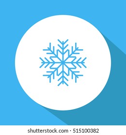 snow icon. sign design