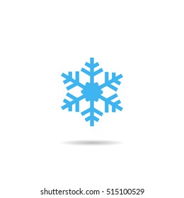 snow icon. sign design