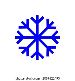 schneeikeits-Icon einfaches Design perfekt für alle Projekte
