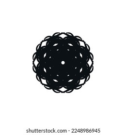 Icono de Nieve. Símbolo de fondo del afiche navideño de estilo simple. Elemento de diseño del logotipo de la marca de nieve. Impresión de camisetas. Vector para pegatinas.