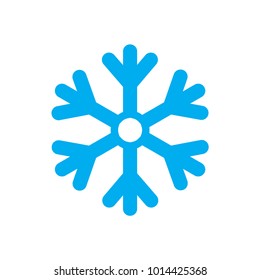 Snow icon. Snowflake sign icon, vector illustration. Flat design style.