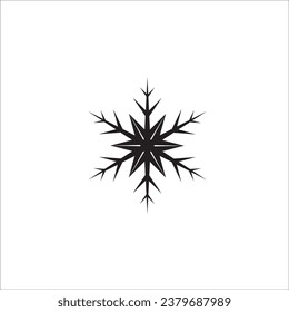Snow icon stock vector illustration