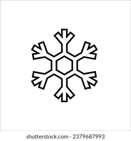 Snow icon stock vector illustration