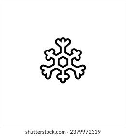 Snow icon stock vector illustration