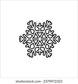 Snow icon stock vector illustration
