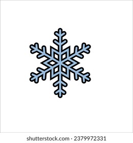 Snow icon stock vector illustration