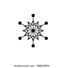 snow icon and vector