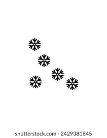 snow icon, vector best flat icon.