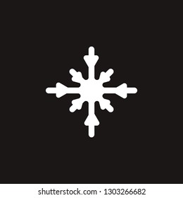 Snow icon. Snow vector design. Sign design. Vector design. Logo. Vector illustration