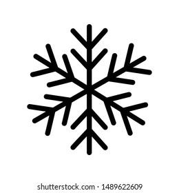 Snow icon vector illustration. Cold 