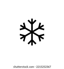 Snow icon vector illustration. snowflake sign and symbol