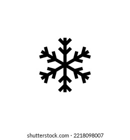 Snow icon vector illustration. snowflake sign and symbol