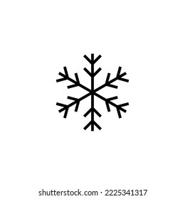 Snow icon vector illustration. snowflake sign and symbol