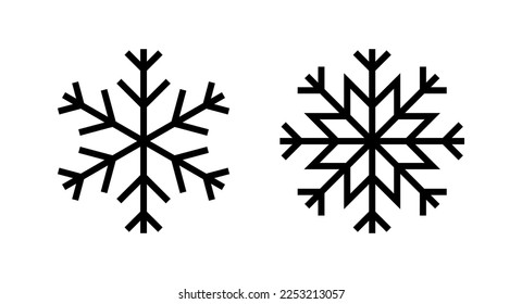 Snow icon vector illustration. snowflake sign and symbol