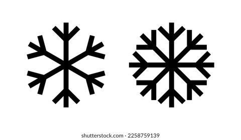 Snow icon vector illustration. snowflake sign and symbol