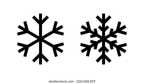 Snow icon vector illustration. snowflake sign and symbol