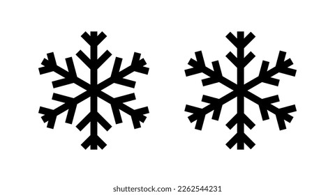 Snow icon vector illustration. snowflake sign and symbol