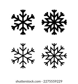 Snow icon vector illustration. snowflake sign and symbol
