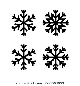 Snow icon vector illustration. snowflake sign and symbol