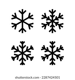 Snow icon vector illustration. snowflake sign and symbol