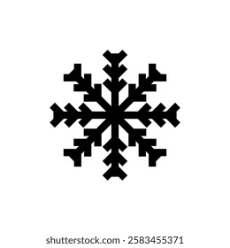 Snow icon vector illustration. snowflake sign and symbol