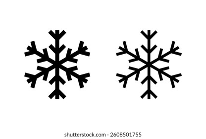 Snow icon vector illustration. snowflake sign and symbol