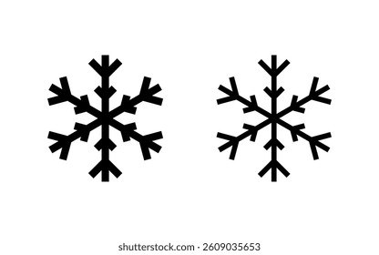 Snow icon vector illustration. snowflake sign and symbol