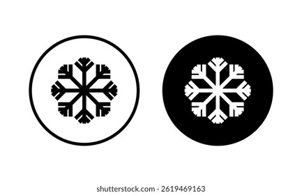 Snow icon vector illustration. snowflake sign and symbol
